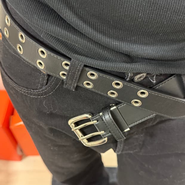 디키즈 더블 아일렛 벨트