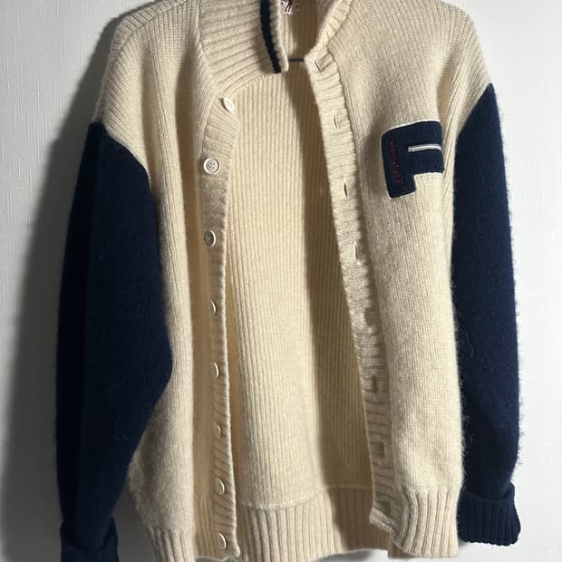 prosit 니트 단추 집업