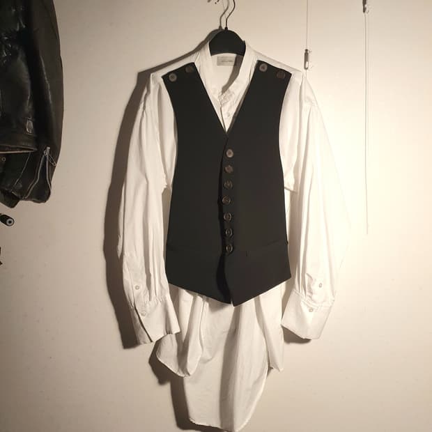 Bed jw Ford button vest shirt