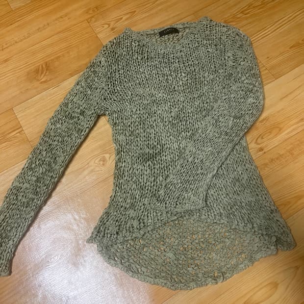 크로셰 짜임 롱슬리브