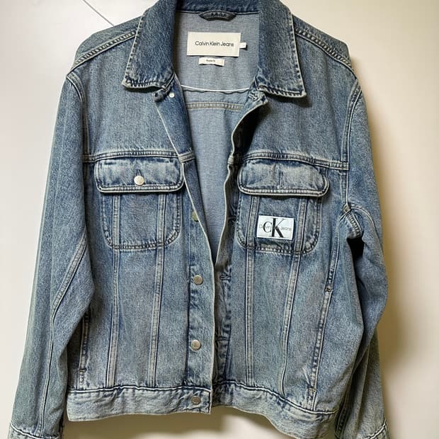 캘빈클라인진 데님 자켓 L