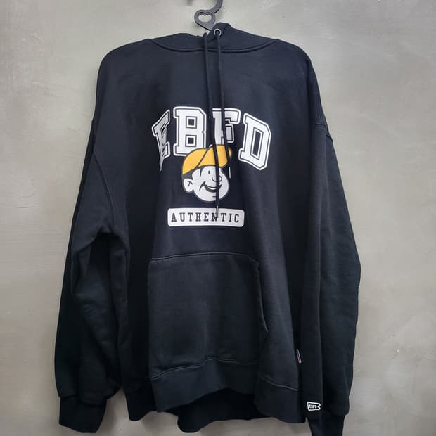 IBFD 블랙 후드티 XL