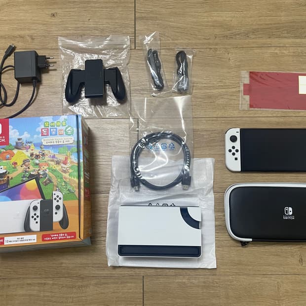 스위치 OLED 동물의 숲 에디션