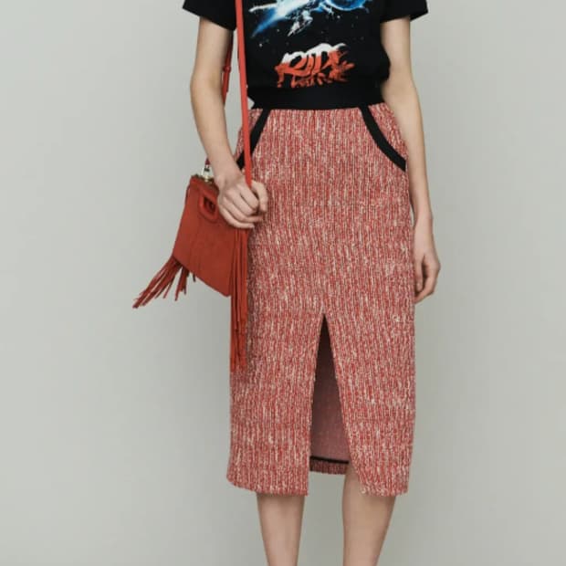 마쥬 미디 트위드 커트