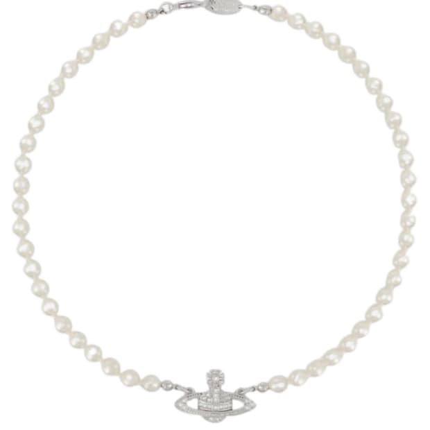 비비안웨스트우드 미니 바스 릴리프 초커 목걸이