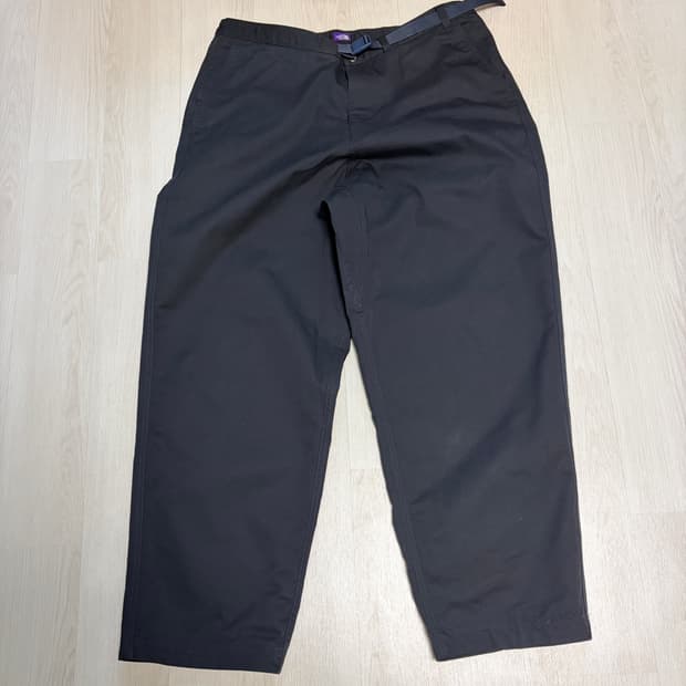 노스페이스 퍼플라벨 와이드 테이퍼드 치노팬츠 다크네이비