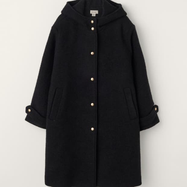 시엔느 후드 코트 Swedish Noir Hoodied-Coat