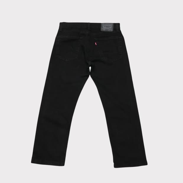 [30인치] 리바이스 501 흑청 데님팬츠