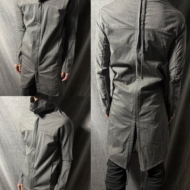 Incarnation high collar long jacket