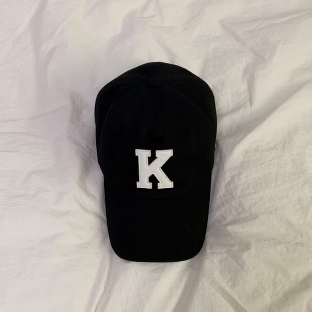 카미엔 x 코인서울 케이 로고 볼캡 블랙