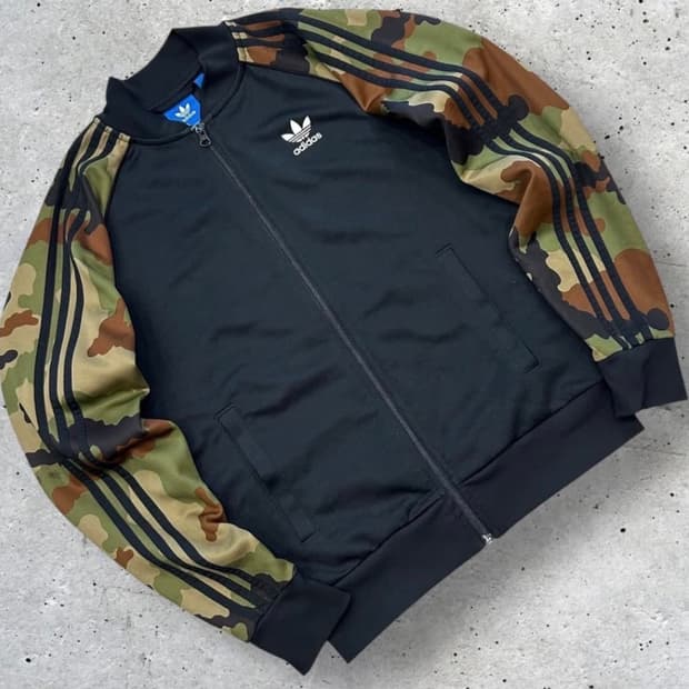 아디다스 카모 져지 트랙탑