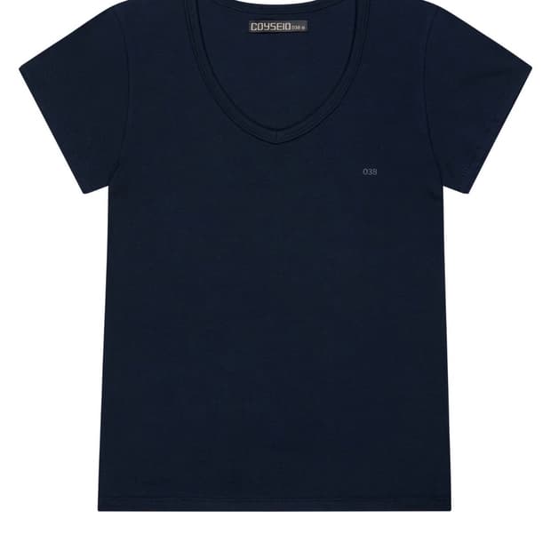 코이세이오 038 slim v-neck 슬림 브이넥 티셔츠 다크 네이비