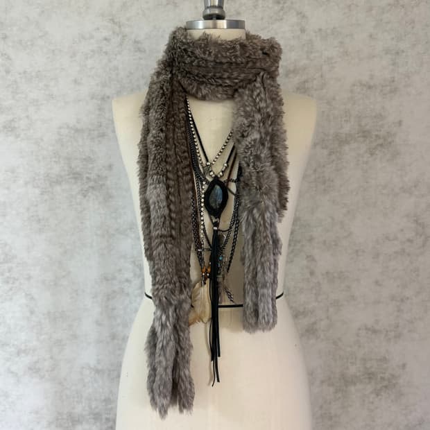Vkei Fur scarf