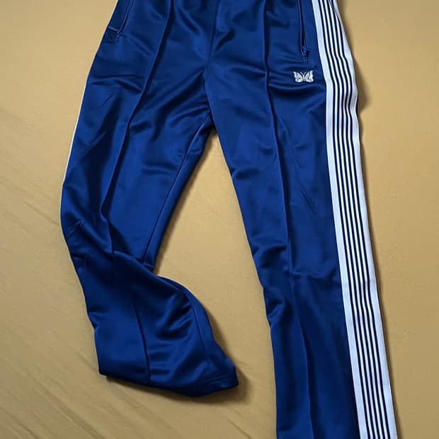 니들스 스트레이트 트랙팬츠 폴리스무스 로얄 m