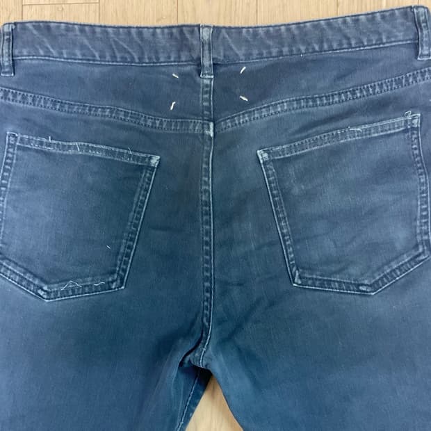 메종 마르지엘라 블루 코튼 팬츠 32