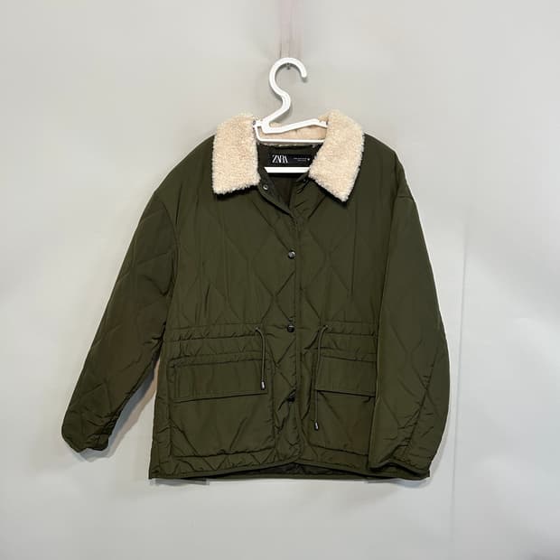 자라 여성 무스탕 패딩 M