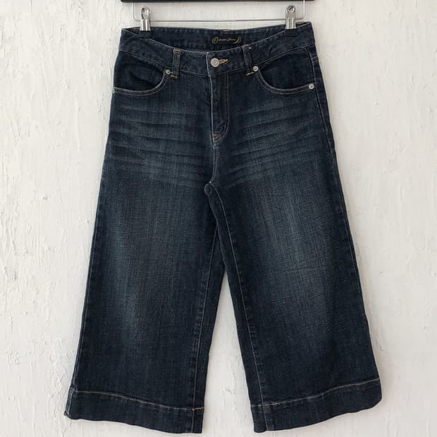 vintage crown wide denim pants