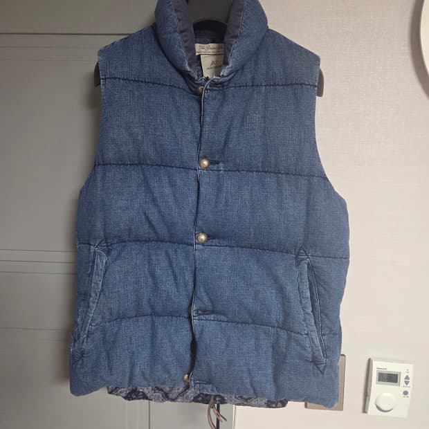 레미릴리프 데님 다운 베스트 