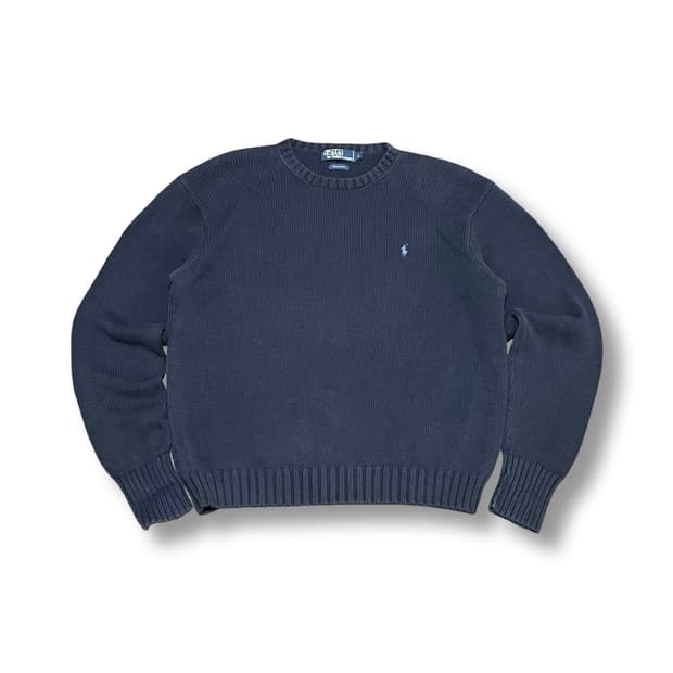 [L] 폴로 랄프로렌 빈티지 네이비 니트 스웨터