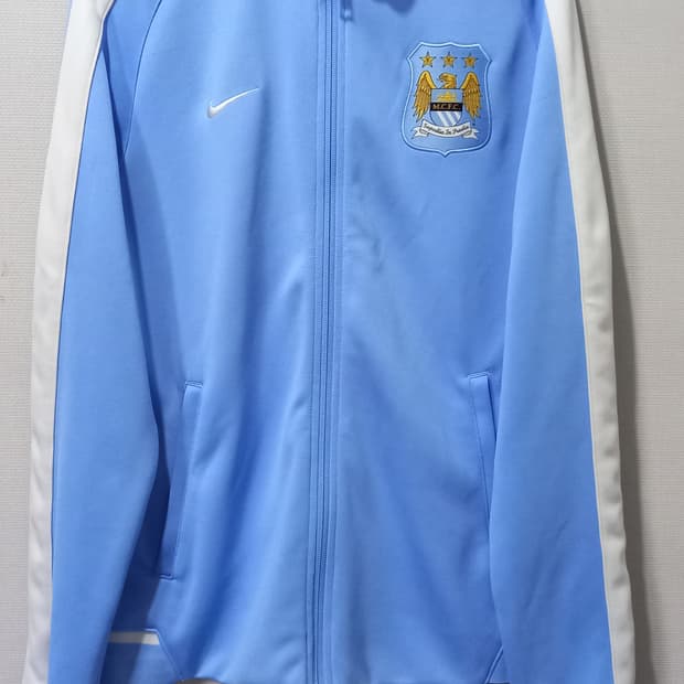 나이키 맨시티 스카이블루 트랙탑 저지 져지집업 95/M