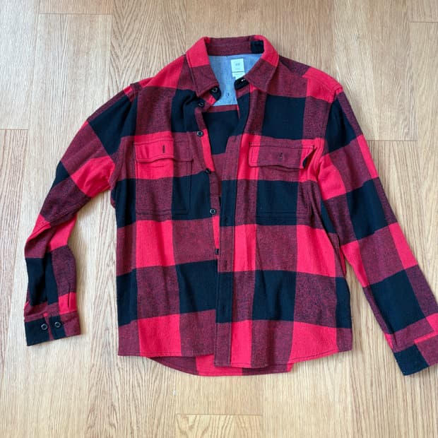 H&M 체크셔츠 