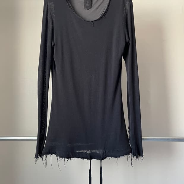 Thom/Krom Raw Edge Double Layer Cutsew