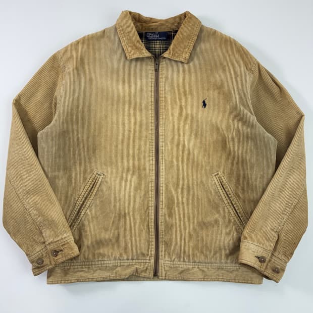 Polo 폴로 랄프로렌 90‘s 베이지 코듀로이 자켓-#원윜구매가능  P