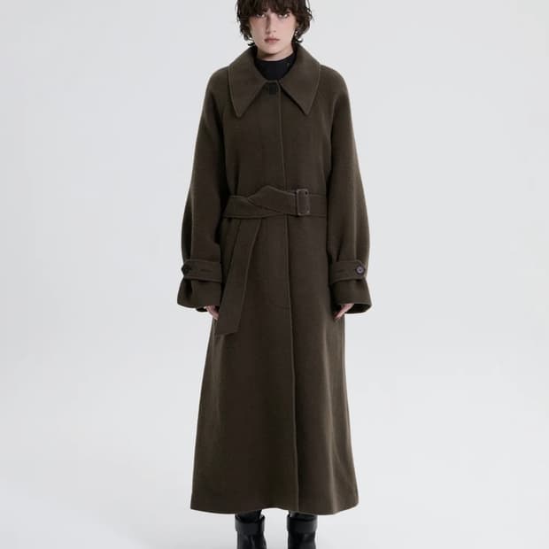 트리밍버드 발마칸 롱코트