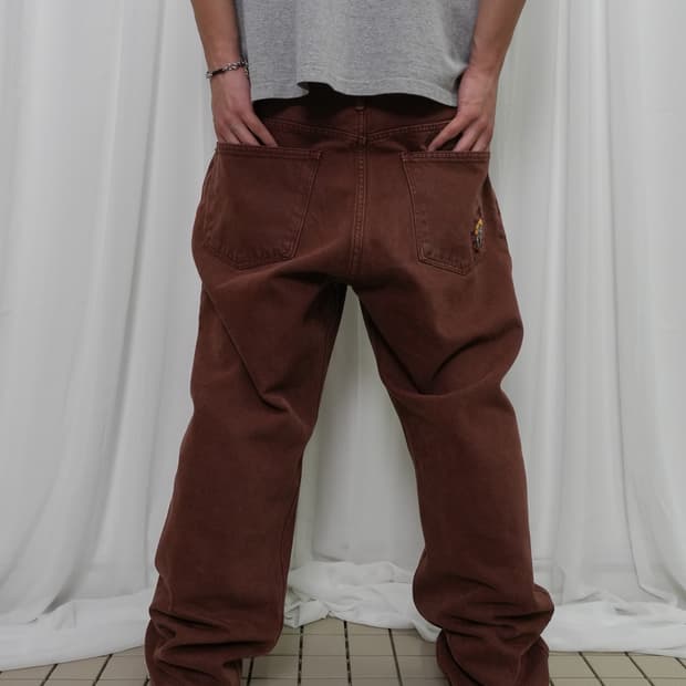 위캔더스 PIERROT DENIM 버건디 M