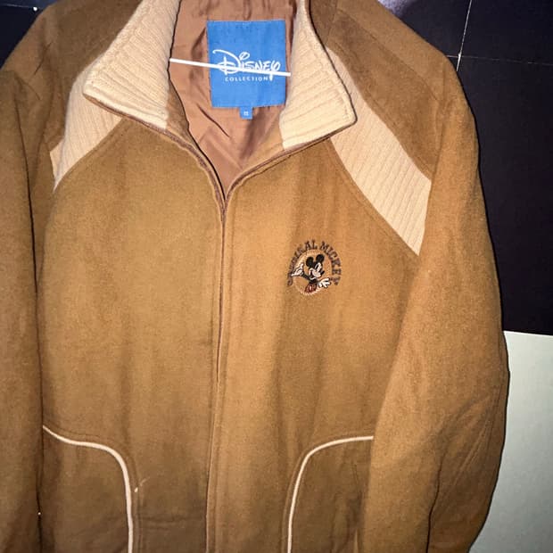 울 캐시미어 혼방 디즈니 봄버