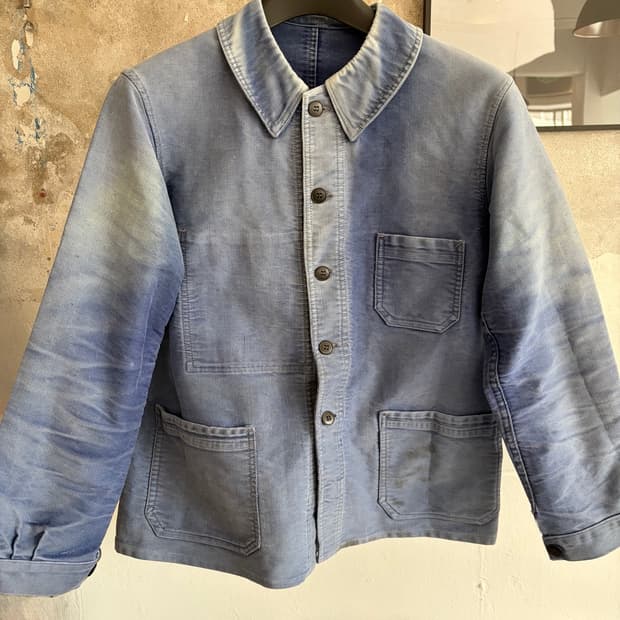 40-50s 몰스킨 프렌치워크자켓