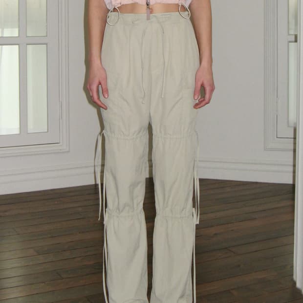 시눈 워크웨어 스트링 팬츠 라이트 카키 M