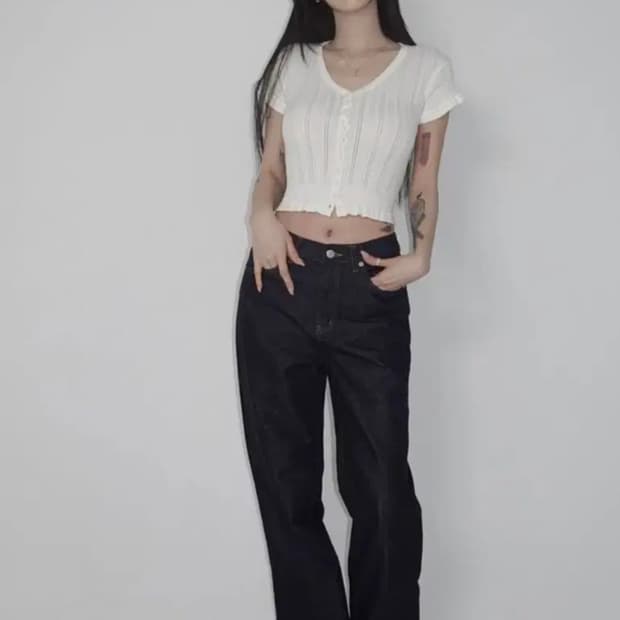 페일제이드 논페이드 생지데님 사이즈2