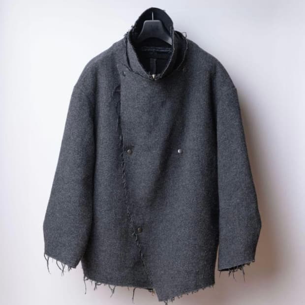 Zucca 리버시블 울 코트  