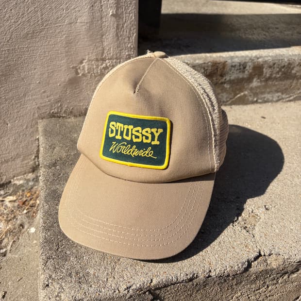 90s Stussy worldwide 트러커 캡 