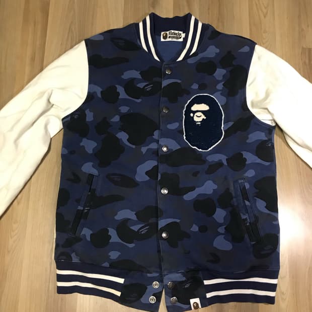 베이프 바시티 자켓