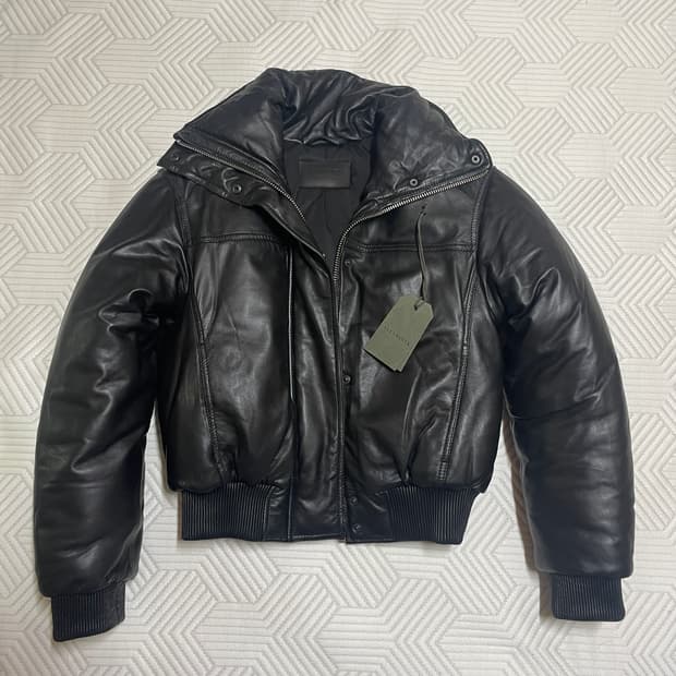 올세인츠 패디드 가죽자켓