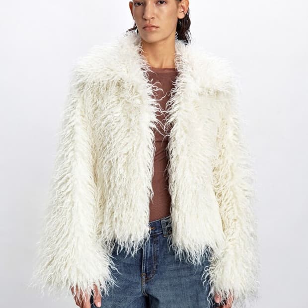 해브레스 haveless TALIA FAUX FUR JACKET 퍼자켓