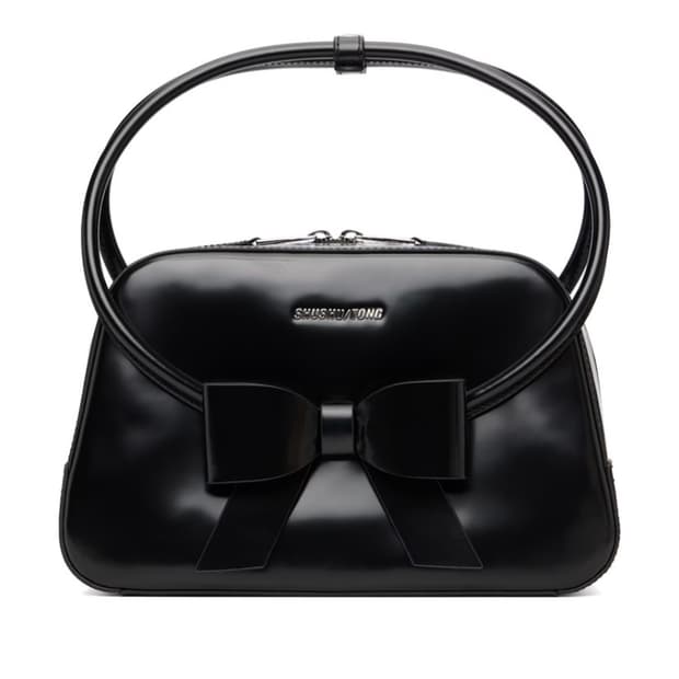 슈슈통 보우 레더 도트백 25FW