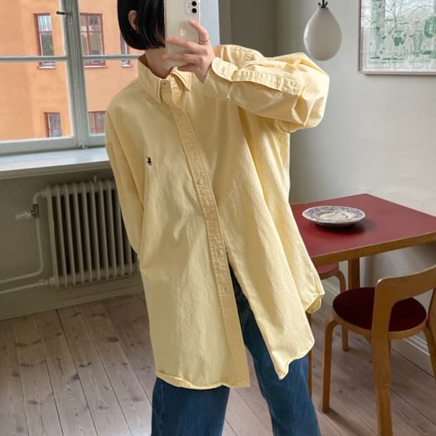폴로 랄프로렌 솔리드 셔츠 (Man 3XL)