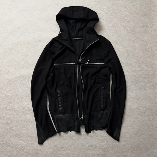 14th addiction 크로스 후드집업