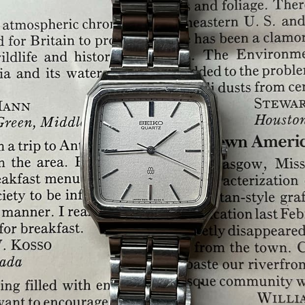 빈티지 세이코 스퀘어 쿼츠 9641-5030