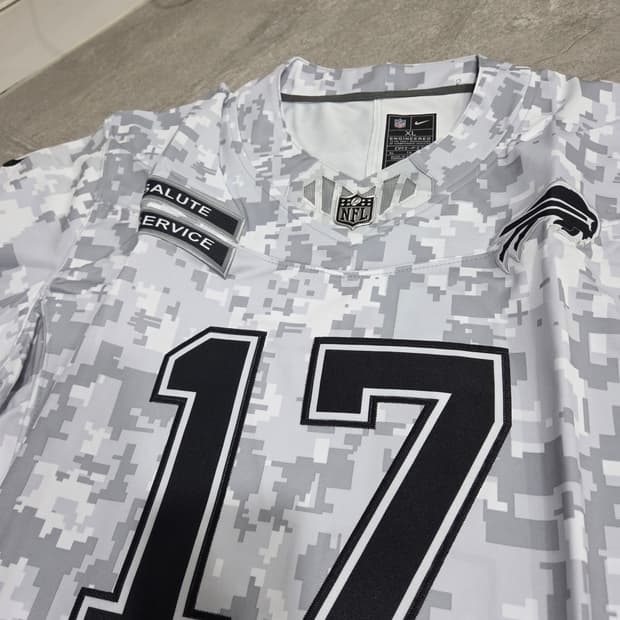 나이키/NFL 버팔로 빌스 풋볼 럭비져지 밀리터리 Ver /L,XL