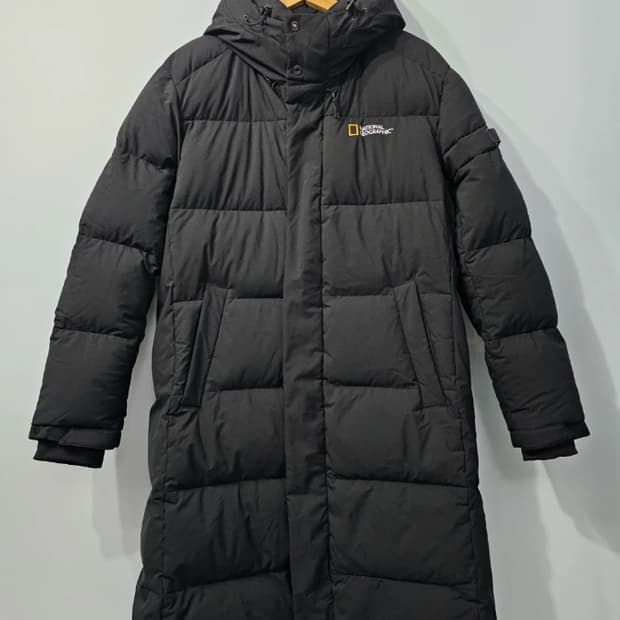 내셔널지오그래픽 롱패딩 XL 블랙