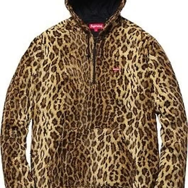 슈프림 레오파드 아노락 m