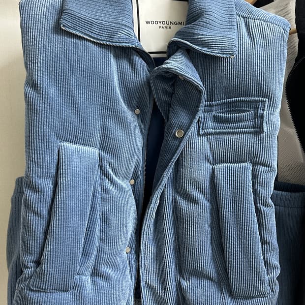 우영미 22FW 코듀로이 다운 베스트 48