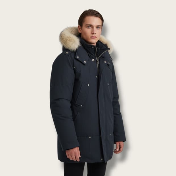 S/ 무스너클 스틸링 폭스퍼 패딩 파카