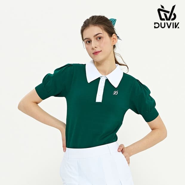 G727 [100] Duvik 듀빅 골프 니트 카라티