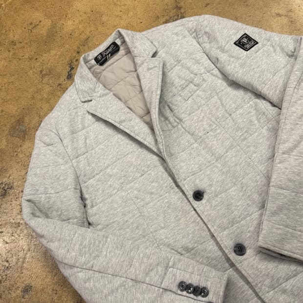 [정품] 폴로 랄프로렌  퀼팅 블레이저 자켓 회색 b14