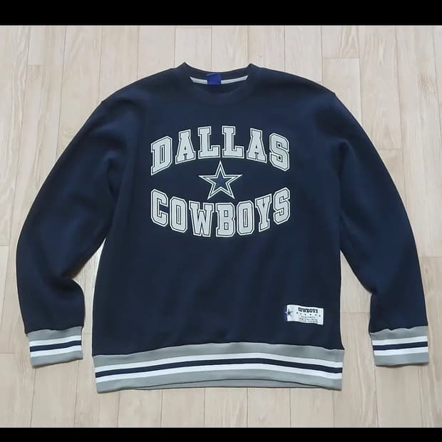 (새제품) NFL 댈러스 카우보이즈 기모 맨투맨 L 사이즈